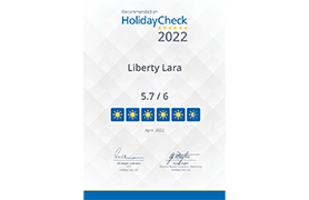 Liberty Hotels Odullerimiz Holiday Check Card